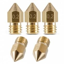 0.2mm 3d Printing Nozzle Printer Accessories Mk8 Brass