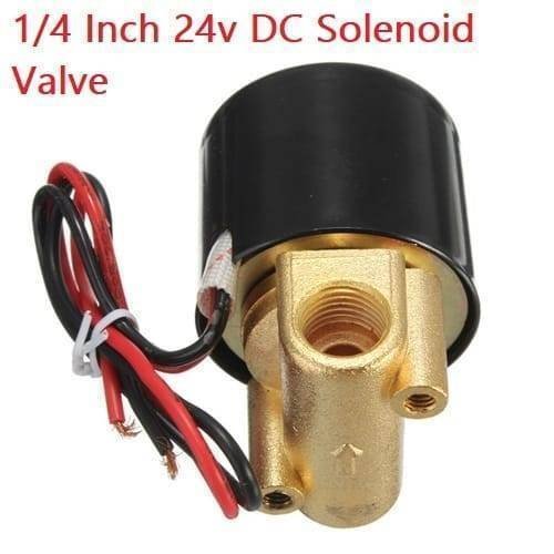 1/4 Inch 24v Dc Solenoid Valve For Water Air Gas