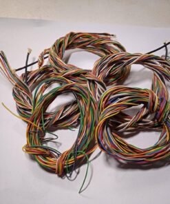 1 Meter 10pcs Hard Jumper Wires 100cm Spiral Wrap 10 Core