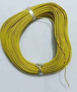 Yellow Wire 1meter Insulation Electronic Pcb Wrapping