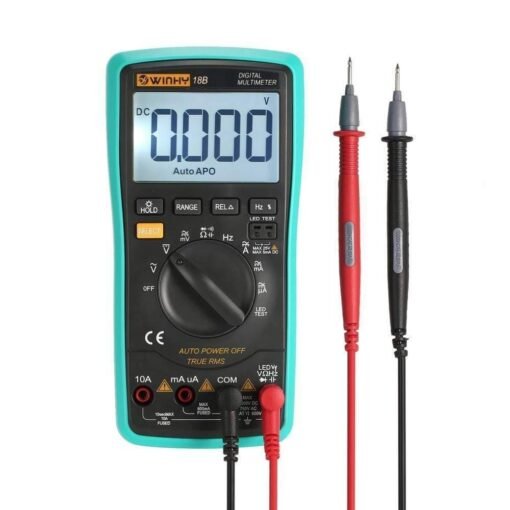 Digital Multimeter 18b True Tester Rms Ac Dc Volt Amp Ohm