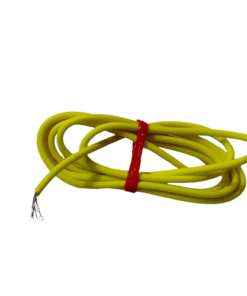 Yellow 1m Solderable Wire Hard Wires For Wiring Jumper Cable