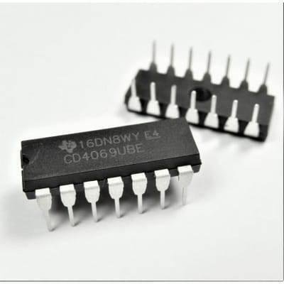 Cd4069 Not Gate Hex Inverter Ic Dip14