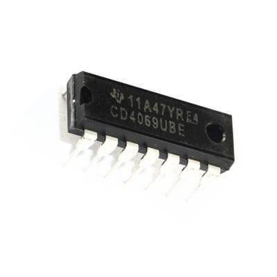 Cd4069 Not Gate Hex Inverter Ic Dip14