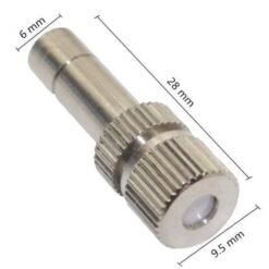 0.5mm Slip Lock Mist Nozzle For 6mm Quick Connector Spray