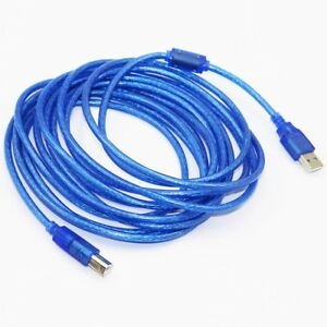 5m Printer USB Cable Blue