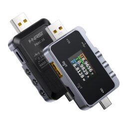 FNIRSI® FNAC-28 2-IN-1 Type-C USB Tester Digital Voltmeter Ammeter Power Bank Charger Measure